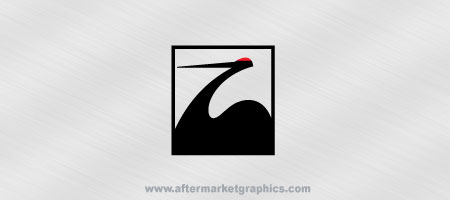 Spoon Sports Crane Decals - Pair (2 pieces)